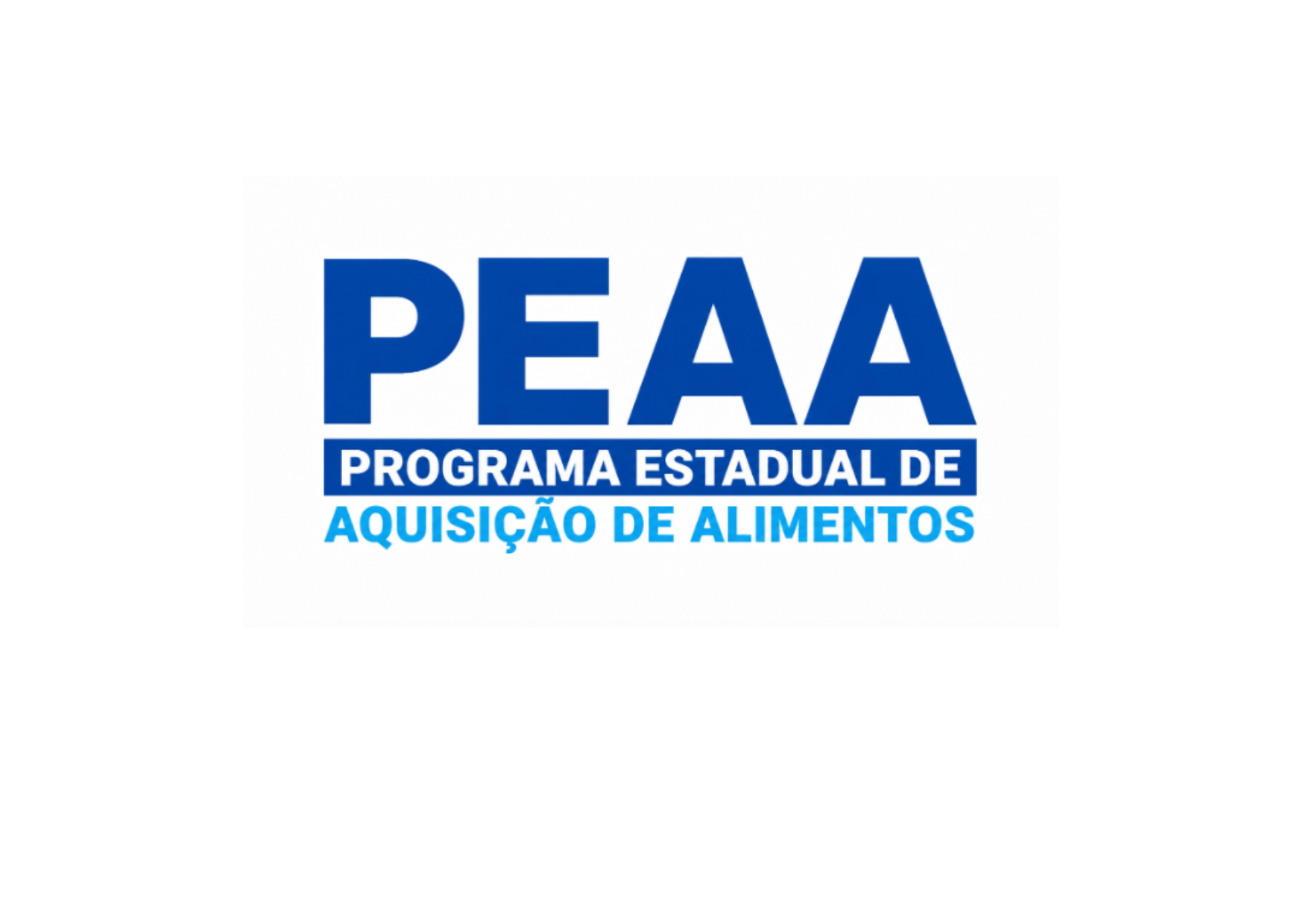 PEAA - Programa Estadual de Aquisição de Alimentos