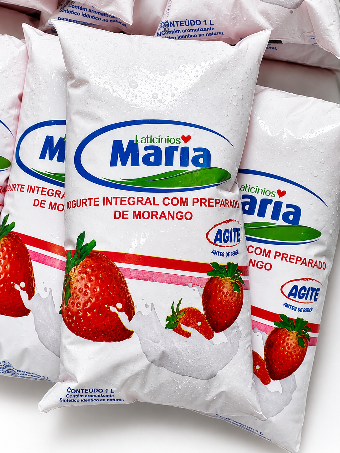 Iorgute Integral com Preparado de Morango
